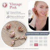 Wish Stone Pendant Necklace, Necklaces for with Birthstone Crystals, Allergy-Free Jewelry for V1164-325809