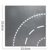 City Road Baseplate Block For Kids Diy Building V1142-LP1005007010352512