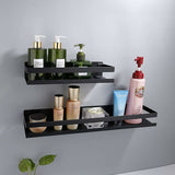 Bathroom Shelf Wall Mounted 20-40Cm Modern Matte Black Bathroom Kitchen Shower Shelf V1188-MS-227-0683