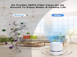 Air purifier - For living room, bedroom, office, and baby's room - Air quality indicator - Effective V1188-MS-313-0181