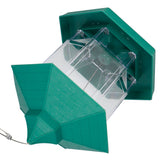 Waterproof Hanging Plastic Transparent Bird Feeder Feeding Tools for Outdoor Garden Yard V1294-YM0901-3111200173511