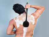 Body exfoliating long handle shower brush, gentle exfoliating body scrub, easy to clean, rich foam, V1106-DSZ-001-001
