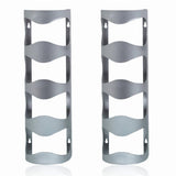 2X Wine Rack Wine Bottle Holder Bar Red Wine Stand Household Wall-Hanging Wine Storage Rack 4 V1369-AZ3-W-19068