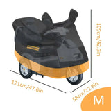 Oxford Cloth Mobility Scooter Rain Cover, 210D Silver Coating, Waterproof Sunproof Dustproof Heat V1232-DBCCZ-002