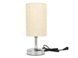 Bedside Touch Lamp Modern Stylish Linen Fabric Shade 3 Speeds Touch Dimming Nightstand Lamp V1294-YM0901-3119240046711
