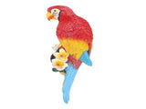 Parrot Sculpture Decoration Indoor Outdoor Resin Macaw Statue Figurine Garden Art Right Red V1294-YM0901-3115240123011