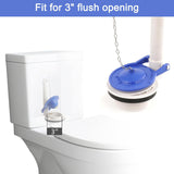 Large 3-Inch Toilet Flapper with Toilet Handle Replacement Compatible with TOTO THU068CP Trip Lvr V1258-DP02-C-822