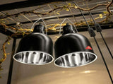 Reptile Light Fixture, 2 Packs 5.5 Inch Deep Dome Lampshade Dimmable, Reptile Heat Lamp Fixture with V1366-AZ2-W-18283