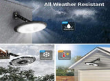 3000LM Black Solar Sensor LED Light with Dual Head for Outdoor Use V178-59180