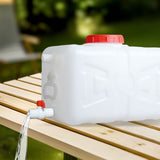 4 Gallon Water Container with Spigot, Portable Water Jug, No Leakage Camping Bucket with Tap, BPA V1370-AZ4-12249
