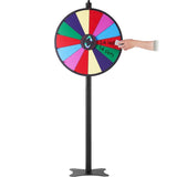 24 inch Spinning Prize Wheel, 14 Slots Spinning Wheel, Roulette Wheel with a Dry Erase and 2 V952-CJZLJP24YCLDOLAIQV0