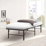 Artiss Folding Bed Frame Metal Base - Single FOLD-D-SINGLE-BK