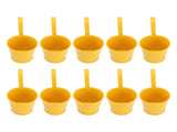 10Pcs Hanging Flower Pots with Removable Hooks Outdoor Indoor Plants Metal Buckets Wall Fence Home V1294-YM0901-3111240243111