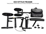 Orthonica Knee Walker with Adjustable Pad and Dual Brakes FRW-MAS-3510-BK