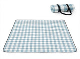 Waterproof Picnic Blanket Beach Outdoor Camping Mat Large Foldable Blue V1308-DSZKI-932-3