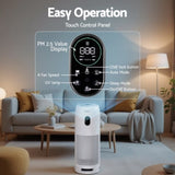 Devanti Air Purifier 4-Layer HEPA Filter White PURI-D-850A-WH