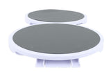 2 Serving Trays and 2 Straight Tracks Reusable Tabletop Rotating Food Turntable Extension V1294-YM0901-3118240252011