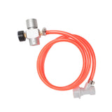 Mini Keg Regulator Automatic Stainless Steel Coffee Soda Keg CO2 Pressure Regulator with 1m Red Hose V1294-YM0901-3118230420911