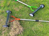 2-in-1 Adjustable Lawn Dethatcher Rake, Ergonomic High-Carbon Steel Garden Rake with Dual-Sided V1188-MS-909-016