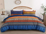 Stripe Aveline Marigold Quilt / Doona / Duvet Cover set V745-AQ082104K3