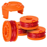 4/8Pack for Worx Wa0010 Replacement Spool Line Grass Trimmer Edger 10Ft Cap Cover 41 V1189-LWWAL-20260327-05096