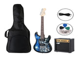 Alpha Electric Guitar Music String Instrument 20W Amplifier GUITAR-E-41-ELEC-SKULL-ACC