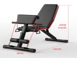 Adjustable FID Ab Abdominal Weight Press Bench Fitness Incline Sit up Gym Flat V610-GYM-DUMBEN-83129