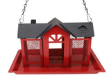 Bird Feeder House for Outside Mesh Wild Bird Feeder Large Capacity Weatherproof Bird Feeding Station V1294-YM0901-3111250005811