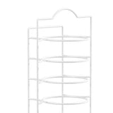 5 Tier Dish Storage Rack Food Preparation Serving Stand Kitchen Plate Organizer for Hot Pot Family V1294-YM0901-3118250143311