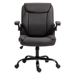 Artiss Executive Office Chair Mid Back Ash Black OCHAIR-G-7023-BR