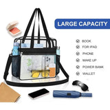 Clear Stadium Tote Bag, 30 x 30 x 15 cm V1237-ZY-908-098