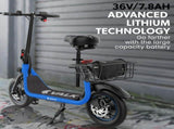 VALK Electric Scooter with Seat, Disc brakes, 12" Tyres, AU Compliant, for Adults, Teens, Commuter, V219-TRNESCVAM3BA