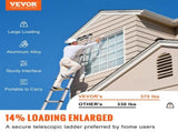Telescoping Ladder Aluminum Extension Step 3.2 m Multi-purpose Portable V952-SSLTN105170KGVQGIV0