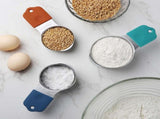 Stainless Steel Measuring Cups and Spoons Set with Leveler V1263-JX-8153