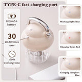Electric Garlic Chopper, Mini Portable Veggie Chopper, 350ML Garlic Grinder Masher Onion Grinder, V1192-AZ-W-2585