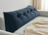 Triangular Headboard Pillow Twin XL for College Dorm Bed, Large Wedge Bed Rest Pillow with Backrest V1366-AZ2-W-16582