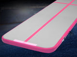 Everfit 4M Air Track Gymnastics Tumbling Exercise Cheerleading Mat Inflatable Pink ATM-4-1-01M-PK