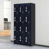 12-Door Locker for Office Gym Shed School Home Storage - 3-Digit Combination Lock V63-839111