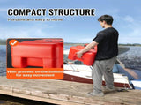 Boat Fuel Tank Portable Marine Outboard Gas Tank 12 Gal/55L with Hose V952-CYCYXWS12GAL1MPLHV0