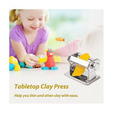 Soft Clay Clay Machine Handmade DIY Making Soft Clay Tools Desktop Clay Extruder with Handle Clay V1366-AZ2-W-15800