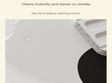 Pet Feeding Set - 15 Degree Tilted Ceramic Yellow Bowl and Yellow Non-Slip PVC Mat, Detachable V888-ELOSUNG56039