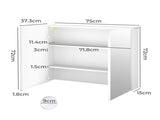 Levede Bathroom Mirror Cabinet 75CM BATH1008-75CM