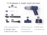 2-in-1 Cordless Handheld Car Vacuum Cleaner 120W High Power Suction and Blower Portable Mini Duster V888-ELOSUNG41042