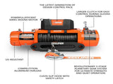 ZESUPER 14500lbs Electric Winch 12V Synthetic Rope Wireless Remote 4X4 4WD Car V211-AUEB-ZEEW007N