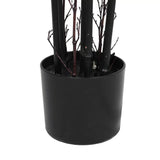 Premium Dense Artificial Black Bamboo 150cm V637-DP12581901