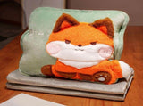 Travel Blanket and Pillow Set Multifunctional Plush Cute Animal Hand Warmer Blanket Pillow for V1294-YM0706-3117230223511