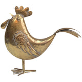 Lustre Gold Chook Long Tail 35x30cm V637-97022CHK
