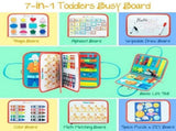 Multicolour Montessori Sensory Busy Board for Kids - Multi-Colour Learning Toy LSB-59219