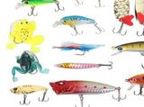 24 Days Xmas Countdown Fishing Lure Tackle Kit Fishing Advent Calendar Bait Box Set Xmas Gifts V1294-YM0901-3115240121011