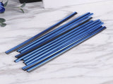 Worgeous 10 Pcs Auto Accessories Interior Car Vent Decoration Strip Blue V1189-LWWAL-20260327-03384